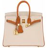 Hermès Birkin 25 Special Order HSS Craie / Gold Togo GHW