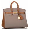 Hermès Birkin 25 Special Order HSS Gris Asphalt / Gold Togo BGHW