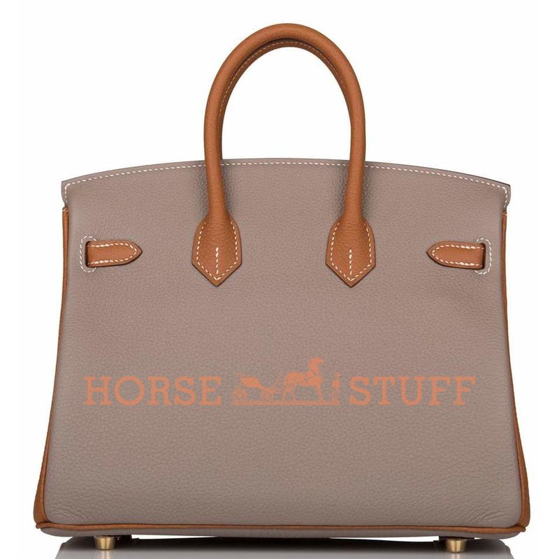 Hermès Birkin 25 Special Order HSS Gris Asphalt / Gold Togo BGHW