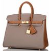 Hermès Birkin 25 Special Order HSS Gris Asphalt / Gold Togo BGHW