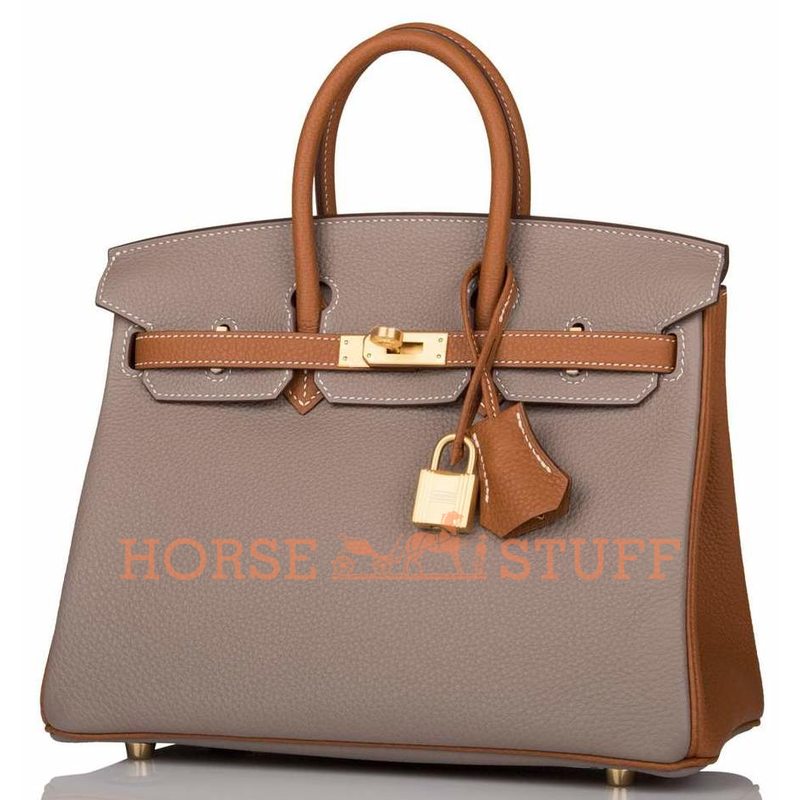 Hermès Birkin 25 Special Order HSS Gris Asphalt / Gold Togo BGHW