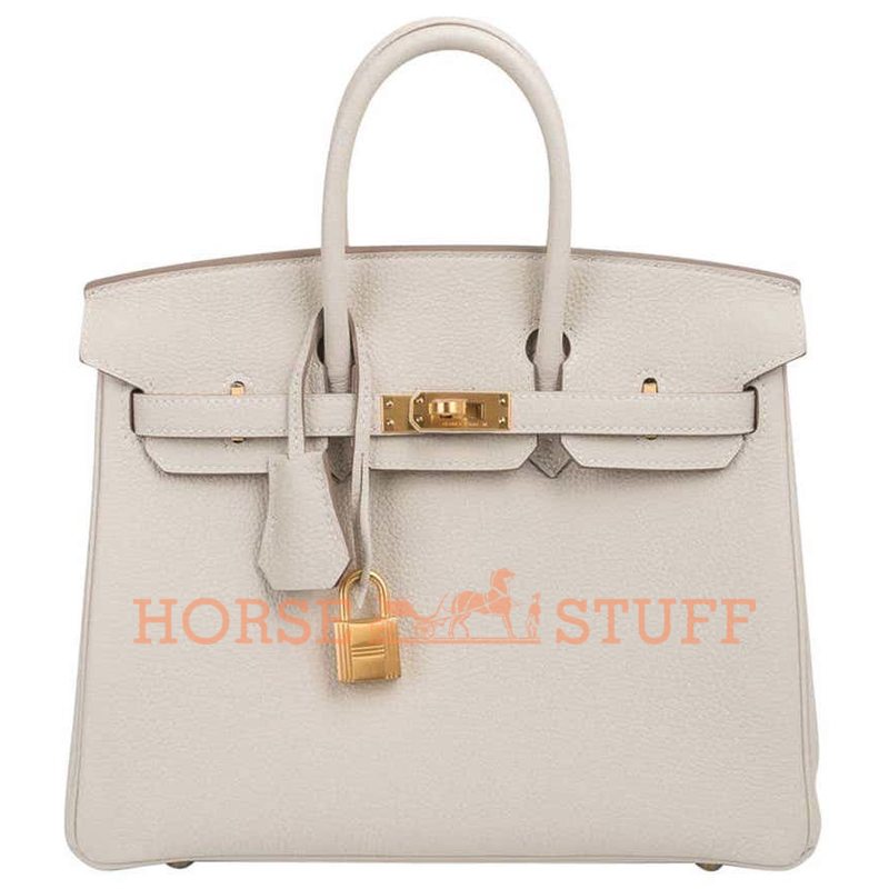 Hermès Birkin 25 Special Order HSS Verso Beton / Rose Pourpre Togo BGHW