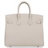 Hermès Birkin 25 Special Order HSS Verso Beton / Rose Pourpre Togo BGHW