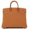 Hermès Birkin 25 Special Order HSS Verso Gold / Craie Togo PHW