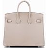 Hermès Birkin 25 Special Order HSS Verso Gris Tourterelle / Black Togo PHW