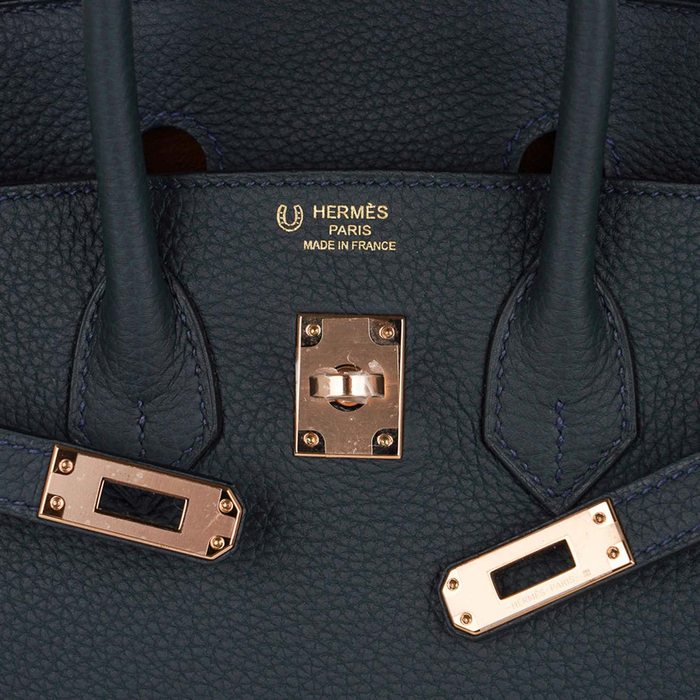 Hermes B25 Vert Cypress Togo Ghw U