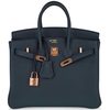 Hermès Birkin 25 Special Order HSS Verso Vert Cypress / Gold Togo RGHW