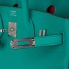 Hermès Birkin 25 Verso Vert Verone / Rose Lipstick Togo PHW