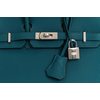 Hermès Birkin 25 Verso Vert Bosphore / Blue Ocean Togo PHW