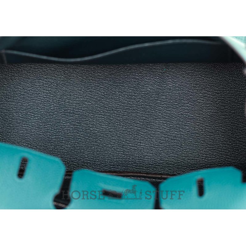 Hermès Birkin 25 Verso Vert Bosphore / Blue Ocean Togo PHW