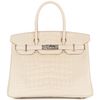 Hermès Birkin 30 Beton Matte Crocodile Alligator GHW