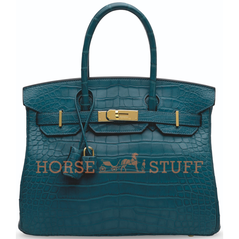 Hermès Birkin 30 Colvert Matte Crocodile Alligator GHW