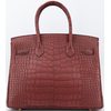 Hermès Birkin 30 Rouge H Matte Crocodile Alligator GHW