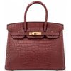 Hermès Birkin 30 Rouge H Matte Crocodile Alligator GHW