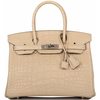 Hermès Birkin 30 Trench Matte Crocodile Alligator PHW