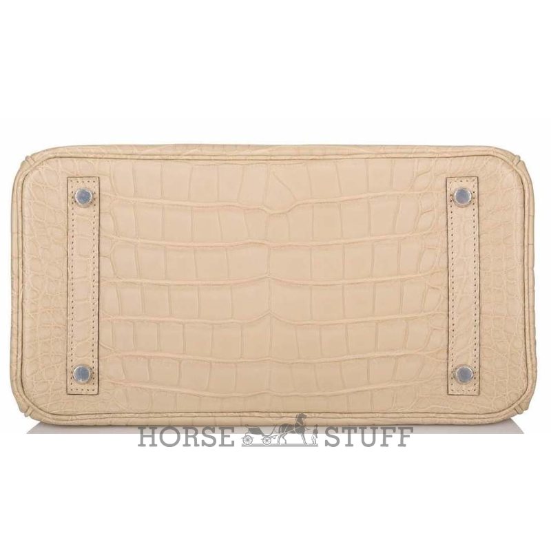 Hermès Birkin 30 Trench Matte Crocodile Alligator PHW