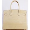 Hermès Birkin 30 Vanilla Matte Crocodile Alligator PHW