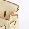 Hermès Birkin 30 Vanilla Matte Crocodile Alligator PHW