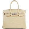 Hermès Birkin 30 Vanilla Matte Crocodile Alligator PHW
