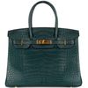 Hermès Birkin 30 Beton Matte Crocodile Alligator GHW