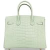 Hermès Birkin 30 Vert d'Eau Matte Crocodile Alligator GHW