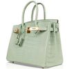 Hermès Birkin 30 Vert d'Eau Matte Crocodile Alligator GHW