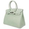 Hermès Birkin 30 Vert d'Eau Matte Crocodile Alligator PHW