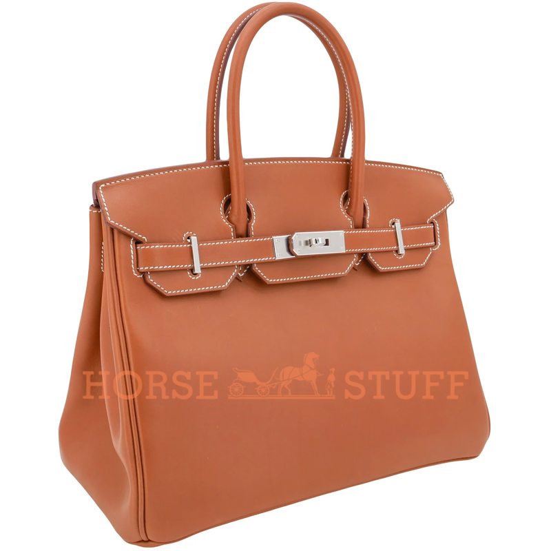 Hermès Birkin 30 Gold Fauve Barenia PHW