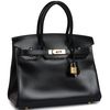 Hermès Birkin 30 Black Box Calf GHW