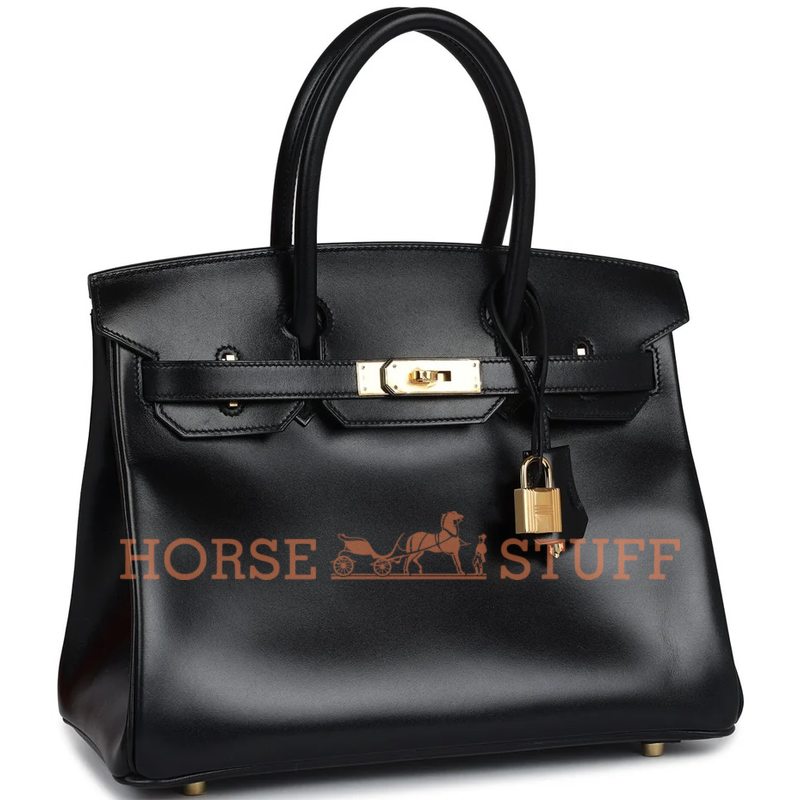 Hermès Birkin 30 Black Box Calf GHW