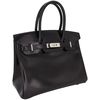 Hermès Birkin 30 Black Box Calf PHW