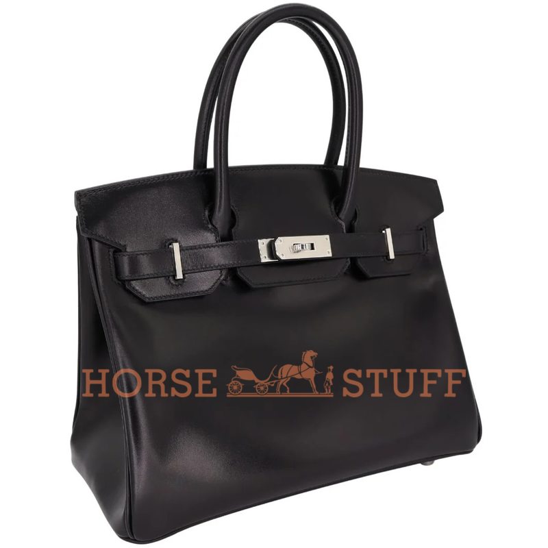 Hermès Birkin 30 Black Box Calf PHW