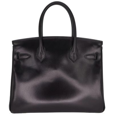 Hermès Birkin 30 Black Box Calf PHW