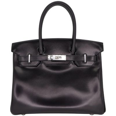 Hermès Birkin 30 Black Box Calf PHW