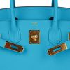 Hermès Birkin 30 Blue Aztec Chèvre GHW