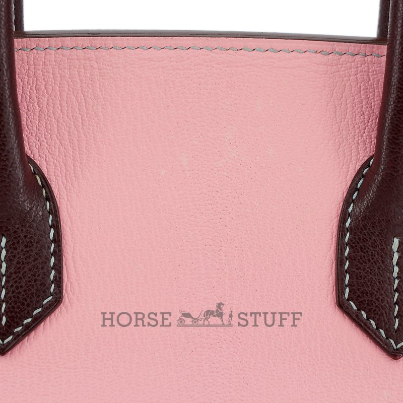 Hermès Birkin 30 Special Order HSS Rose Confetti / Raisin Chèvre BGHW