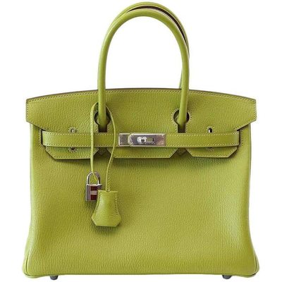 Hermès Birkin 30 Vert Anis Chèvre PHW