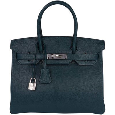 Hermès Birkin 30 Vert Cypress Chèvre PHW