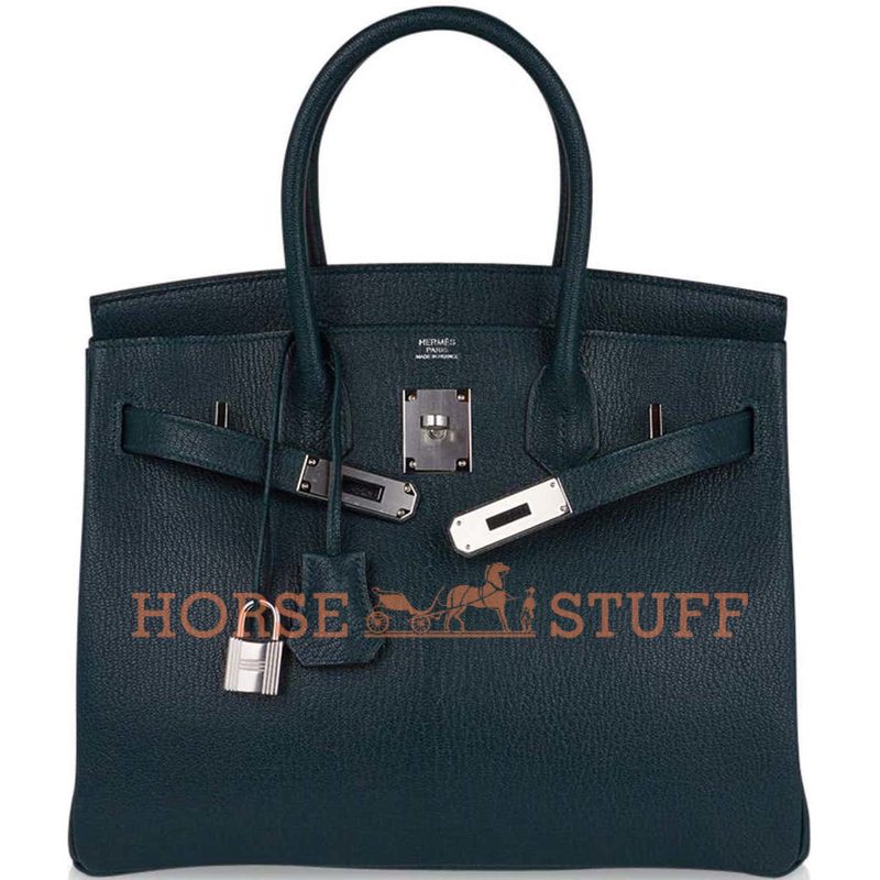 Hermès Birkin 30 Vert Cypress Chèvre PHW