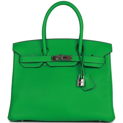 Hermès Birkin 30 Bambou Clemence PHW