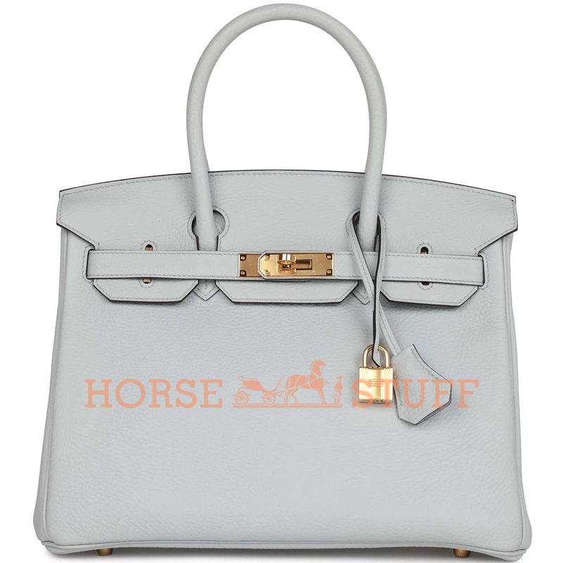 Hermès Birkin 30 Blue Pale Clemence GHW