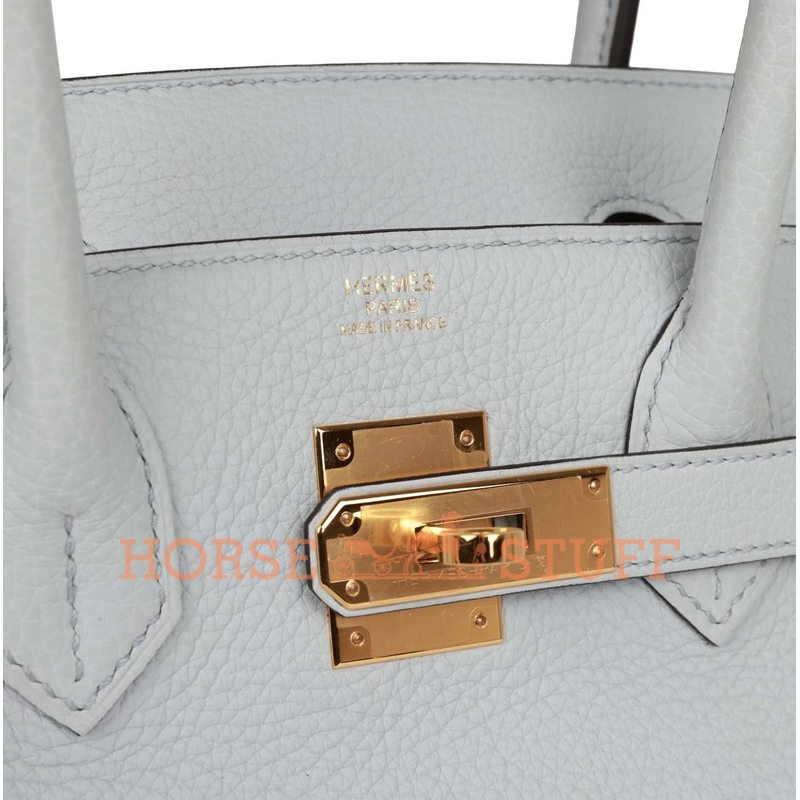 Hermès Birkin 30 Blue Pale Clemence GHW