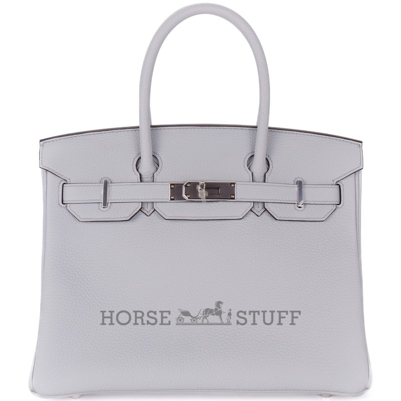 Hermès Birkin 30 Blue Pale Clemence GHW
