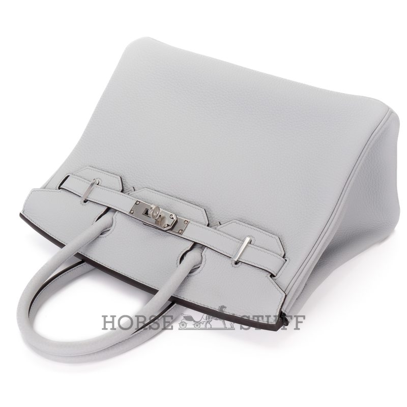 Hermès Birkin 30 Blue Pale Clemence GHW