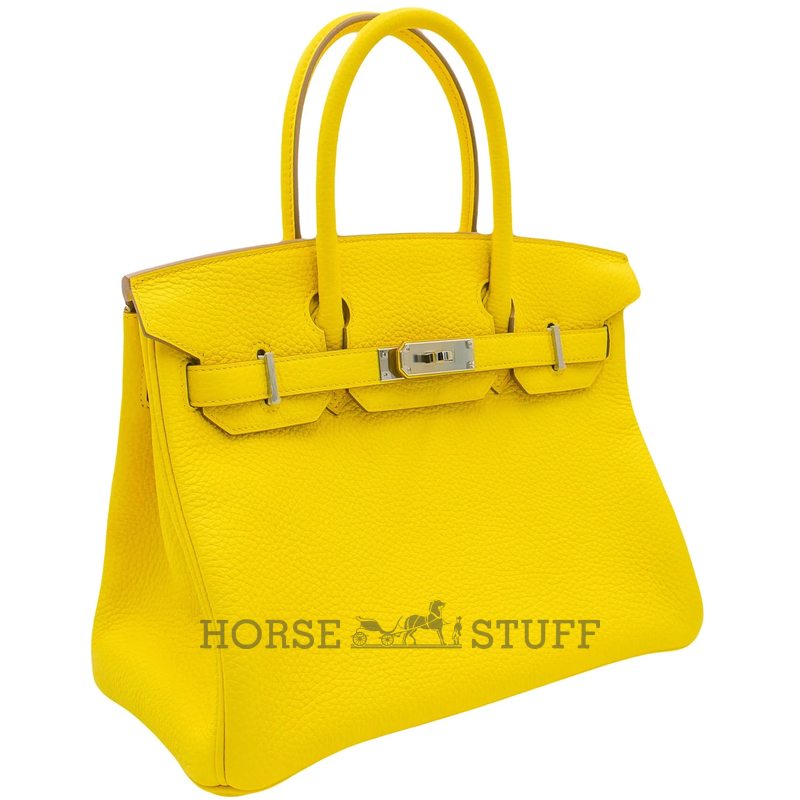 Hermès Birkin 30 Lime Clemence PHW