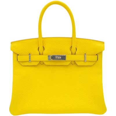 Hermès Birkin 30 Lime Clemence PHW