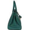 Hermès Birkin 30 Malachite Clemence GHW