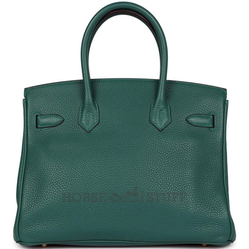 Hermès Birkin 30 Malachite Clemence GHW