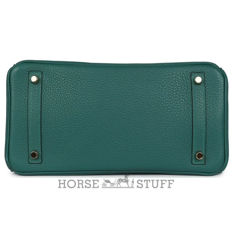 Hermès Birkin 30 Malachite Clemence GHW