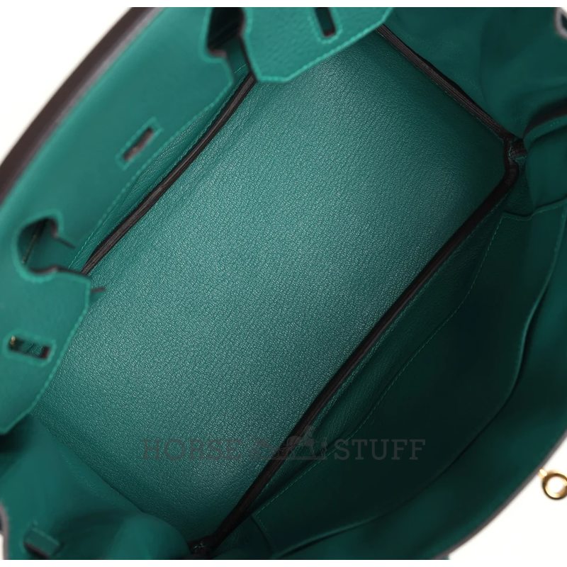 Hermès Birkin 30 Malachite Clemence GHW